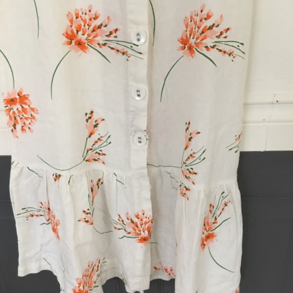 Urban outfitters linen blend long button up skirt nwt - Picture 4 of 10